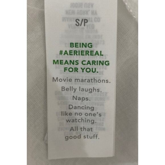 NWT Aerie Eyelet Embroidered Mini White Lined Skirt Size Small Side Ties Beachy - Picture 6 of 7